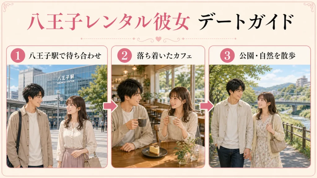 八王子でレンタル彼女を利用するには？料金・待ち合わせ・デートプラン